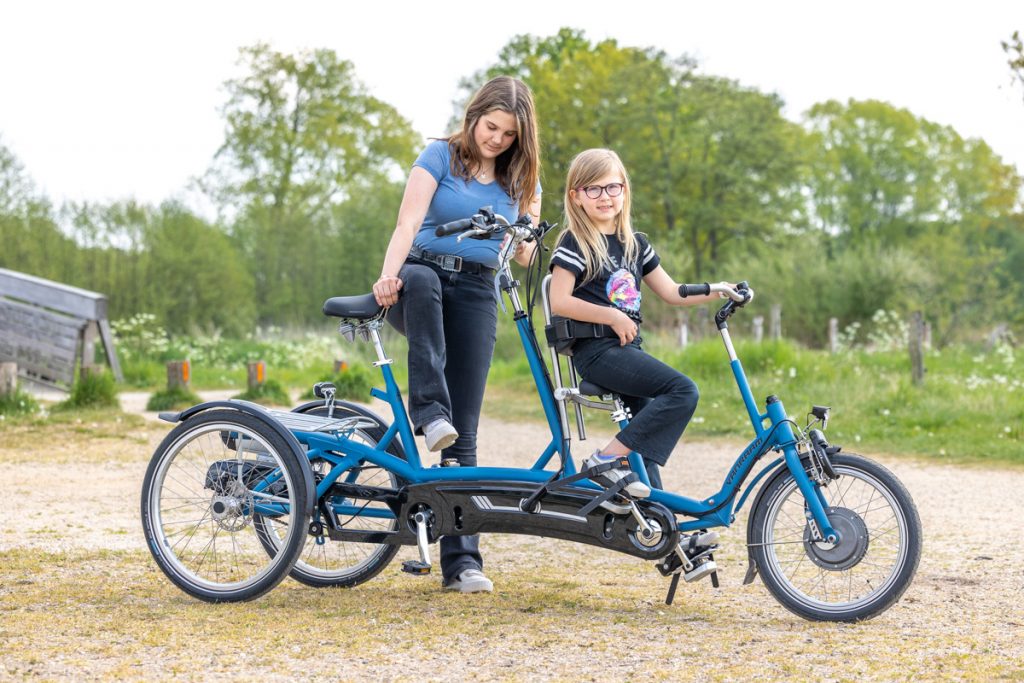 Van Raam Tandem Kivo plus kind en ouder